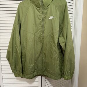Nike Sage Green Half-Zip Jacket